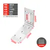 Soporte de ángulo de acero inoxidable, Fijador de ángulo recto de 90 grados, Hierro angular en forma de L, Hierro triangular, Soporte engrosado, Accesorios de conexión para soporte de estante