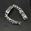 Nuevo y elegante pulsera de cruz para hombres a la moda, colección de pulseras vintage hechas a mano de alta gama europeas y americanas, directo del fabricante