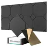 Paneles absorbentes de sonido de fibra de poliéster transfronterizos para decoración de paredes de guarderías y bares, paneles de fieltro, pegatinas de pared, paneles súper insonorizados para uso doméstico