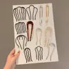 Pasador de Pelo en Forma de U con Perlas para Mujer, Pinza para Moño, Herramienta de Peinado, Pasador Fijo, Nuevo Estilo Chino, Accesorio de Cabello de Alta Gama