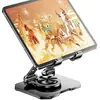 Nuevo soporte para portátil transfronterizo, todo metálico, rotación de 360 grados, mayor disipación de calor, soporte plano