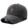 Gorra de Béisbol para Hombre de Otoño e Invierno Forrada de Felpa Engrosada Cálida con Visera Resistente al Viento y al Frío para Exteriores Protección para los Oídos Gorra Cálida Casual