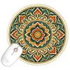 Mouse Pad Estilo Boêmio Vintage Personalizado Tapete de Mesa de Borracha para Computador Laptop Coaster Cruzamento Oriente Médio Rússia