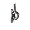 Cerradura de media luna acero inoxidable plástico cerradura para puerta corredera puerta y ventana accesorios cerradura para ventana de aleación de aluminio a la antigua cerradura antirrobo