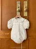Jennybebe2026 Ropa Nueva de Verano para Bebé Monos Bordados Franceses para Niñas Bodies Elegantes