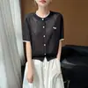Directamente del Fabricante, Nuevo Cárdigan de Lino de Bambú Primavera/Verano con Bordado de Perro, Corte Holgado, Efecto Adelgazante, Tejido Fresco, Versátil y Casual