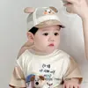 Sombrero de Sol de Verano para Bebé Malla Transpirable Delgado Borde Suave Gorra de Pico Linda para Hombres y Mujeres Sombrero de Sol para Exteriores de Bebé