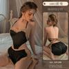 Lencería Sexy Original, Pijama Sexy con Liguero, Conjunto de Mujer con Faja de Encaje, Uniforme Apasionado con Camisón 6803