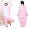 Lote mixto otoño e invierno franela animal caricatura pijama de una pieza versión para ir al baño serie conejo rendimiento cálido ropa de casa