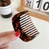 Joias Xinzhimeng Pente de Cabelo Simples Japonês e Coreano com Textura de Mármore e Ácido Acético em Forma de U Acessórios de Cabelo para Menina Pente Portátil para Cabelo