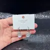 Brincos de Urso Amorosos para Outono e Inverno para Mulheres, Fofos e Doces, Versáteis, Galvanoplastia Ecológica, Atacado de Acessórios Yiwu