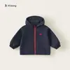 Ropa para niños Youbao Huzhou Zhili, chaqueta con capucha para niños, ropa tres en uno para acampar al aire libre para niñas, abrigo para niños