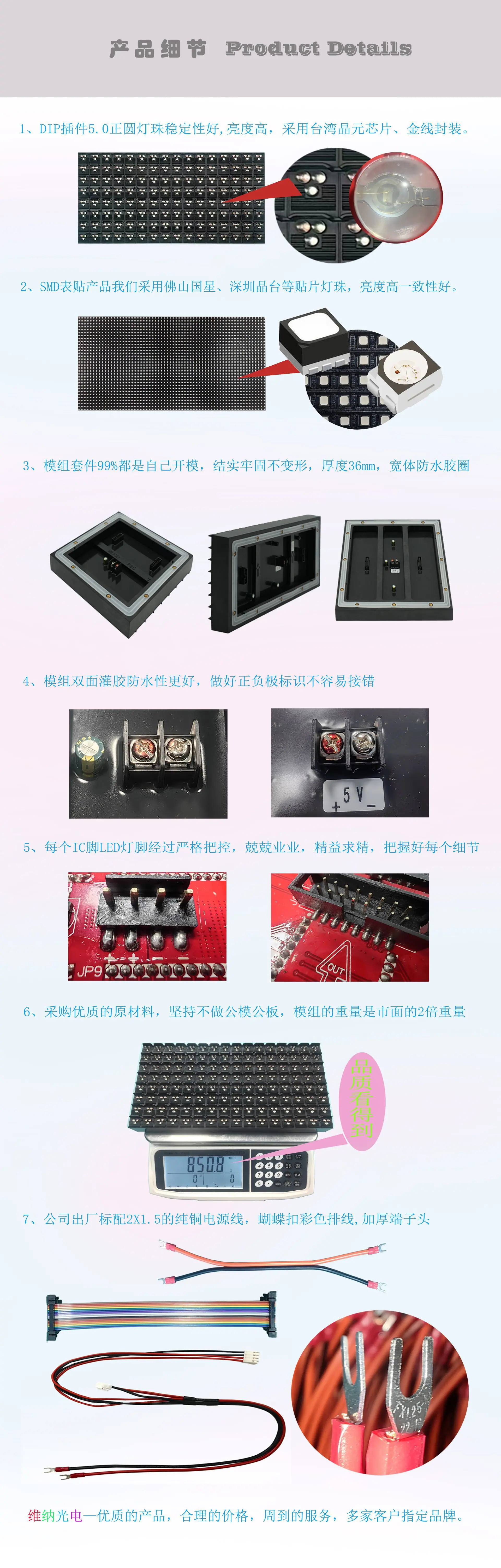 LED显示屏细节图