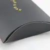 Caixa de Embalagem de Papel Kraft para Presente de Exportação Transfronteiriça Caixa Almofada para Presente Impressão Colorida Dobrável Diária Caixa de Doces para Casamento