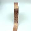 Cinta de bronceado termoestable de 2.5 cm de ancho con patrón de estrella de cinco puntas, accesorios de decoración para caja de regalo y bolsa de regalo, regalo a mano