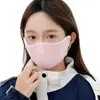 Máscara Quente para Mulheres Bonitas, à Prova de Vento e Frio, Máscara Térmica de Outono e Inverno, Máscara Facial Anticongelante para o Nordeste, Proteção UV, Máscara de Lã Australiana