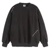 Sudadera sencilla de cuello redondo para hombre con letra americana, primavera/otoño 2025, moda streetwear casual versátil, chaqueta para hombre de alta calle