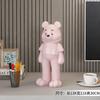 Luz de Luxo Galvanizado Violência Urso Ornamentos Sala de Estar Entrada Armário de TV Decoração de Armário de Vinho Sentido Avançado presente de aniversário de inauguração de casa