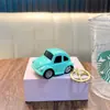 Chaveiro Pingente de Ônibus Mini de Liga de Zinco Fofo, Chaveiro Exquisito de Modelo de Carro, Pequeno Presente para Máquina de Garra, Atacado