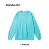 Sudadera Holgada para Hombre Ag300G Cuello Redondo Color Sólido Manga Larga Tejido de Doble Cara Estilo Casual Al Por Mayor en Stock con Diseño de Bloques de Color