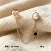Broche de corrente de fivela de sapato de pérola, acessório de flor para sapato, pingente de meia empilhada, pingente de meia de futebol de nicho de alta qualidade, corrente de suéter