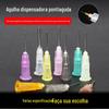 Agulha Dispensadora Baioneta de Aço Inoxidável Agulha para Máquina Dispensadora Bico Agulha Dispensadora Baioneta Bico Agulha para Injeção de Cola Plástica Bico Agulha Válvula Dispensadora