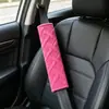 Accesorios para Coche, Almohadillas para Cinturón de Seguridad, Almohadillas Bordadas de Felpa para Cinturón de Seguridad de Coche, Protectores de Hombro para Cinturón de Seguridad de Coche