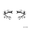 Pegatinas de Tatuaje de Maquillaje Facial Populares Transfronterizas, Pegatinas de Maquillaje para Ojos y Cejas, Maquillaje Facial de Alta Gama para Fiestas y Festivales, En Stock