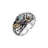 Joyería Cobre Dinero Anillo Pixiu para Hombre Moderno Personalizado Imitación Plata Tailandesa Retro Dominante Estilo Étnico Anillo Abierto para Hombre