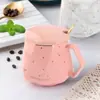 Taza con Patrón de Mármol de Estrella Diamante Phnom Penh Estilo Nórdico Taza de Regalo Acompañante Taza para Beber Taza de Desayuno con Tapa