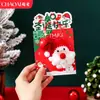 Llavero de Ganchillo de Lana Navideño Papá Noel de Lana Decoraciones Navideñas Colgante de Mochila Escolar de Ganchillo Regalo de Navidad