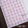 Accesorios de Arte para Uñas de Alta Calidad K9 Hielo Transparente Fondo Abierto Apilables con Pedrería Súper Brillantes Rectangulares Ovalados Acabado Perla Decoraciones de Uñas Apilables con Pedrería