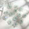 Tecido de Organza de 5cm flor de hibisco DIY corsage feito à mão acessório de cabeça flor para vestido de noiva acessórios de vestuário