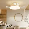 Lámpara Ventilador para Comedor, Lámpara Ventilador para Dormitorio, Luz de Techo Integrada para Sala de Estar, Luz de Techo Invisible, Luz LED de Protección Ocular