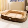 Cama Simples de Passarela para Cão de Estimação Espaço Amplo Protetor de Pescoço Casinha Grande para Cão Ninho para Gato Outono e Inverno Quatro Estações Suprimentos Ninho Aberto Atacado