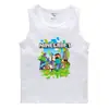 Chal de Verano 2026 para Niños Estilo Coreano Algodón Casual Camiseta Interior Absorbente de Sudor Color Sólido Dulce Sin Mangas Sudadera para Niños