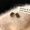 ¡Brillante! Pendientes de circonita negra para mujer, ligeros, lujosos y exquisitos, de gran sentido, 2023, nuevos accesorios para las orejas en forma de C.