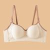 Ropa interior sin costuras de dos etapas pequeña y fresca para niñas de 12 a 18 años, anti-golpes, sin aro de acero, sujetador suave, cómodo y transpirable