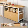 Cozinha rack multifuncional armário chão mesa de corte bancada multicamadas armário de armazenamento para micro-ondas armário lateral estreito