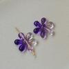 Pendientes de resina con diseño de hadas para el cabello, pequeños y frescos, con degradado de colores y flores coloridas, accesorios para el cabello, material de carcasa para teléfono móvil, venta al por mayor