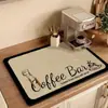 Alfombrilla Americana para Drenaje Transfronteriza para Encimera de Cocina Absorbente de Agua y Aceite Diatomeas Mesa Alfombrilla Resistente a Manchas para Cafetera Alfombrilla Lavable