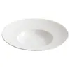 Sombrero de Paja de Fábrica Tazón Plato para Espagueti Hotel Restaurante Vajilla de Alta Gama Creativo Porcelana Blanca Tazón para Sopa Tazón para Frutas y Ensalada