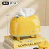 Caixa de Lenços Fofa Dopamina para Desktop Sala de Estar Caixa de Lenços de Alta Qualidade Mesa de Centro Estilo Creme Retrô Caixa de Lenços de Papel para Casa
