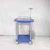 Carro de Tratamiento con Cajones Dobles y Cubos de Residuos Dobles, Carro de Tratamiento, Carro de Infusión Ambulatoria, Carro de Emergencia, Carro de Enfermería, Dedicado para Estación de Enfermería