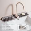Almohadilla de Drenaje de Silicona con Botón Transfronterizo para Grifo, Almohadilla de Almacenamiento para Fregadero de Cocina, Almohadilla Impermeable Antideslizante para Lavabo, Venta al por Mayor