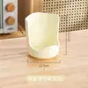 Organizador de cerámica color crema para utensilios de cocina para ollas, sartenes y tapas, un estante de almacenamiento multifuncional para encimera de cocina