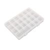Caja de Empaque Transparente con 22 Ranuras para Evitar Cuentas de Arroz, Joyería, Equipo de Pesca, Herramientas de Ferretería, Tornillos, Caja de Clasificación y Almacenamiento