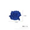 Pegatinas decorativas autoadhesivas para bordado de ropa de tamaño pequeño, elegantes y a la moda, con diseño de rosas y telas textiles para el hogar, venta directa de fábrica.