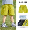 Pantalones Cortos Impermeables para Niños Europeos Verano 2026 Ropa Nueva para Niños Niños Pequeños Estilo Verano Pantalones Cortos de Secado Rápido para Niños