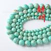 Casta Ming comercio nuevo concha azul verde cuentas sueltas arcoíris turquesa cuentas redondas pulsera collar accesorios de joyería venta al por mayor